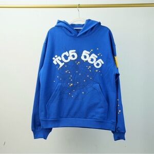 SP5DER TC5 555 HOODIE BLUE